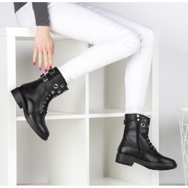 Bottines Filippo DBT1015/19 Bk noires le noir argent gris 6