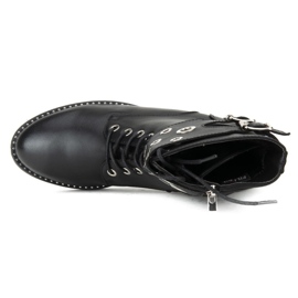 Bottines Filippo DBT1015/19 Bk noires le noir argent gris 8