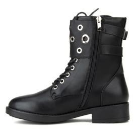 Bottines Filippo DBT1015/19 Bk noires le noir argent gris 1