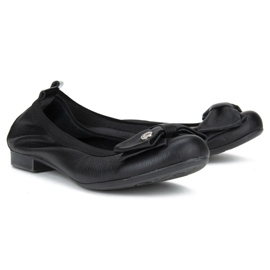 Filippo 477 Ballerines Grain Noir 2