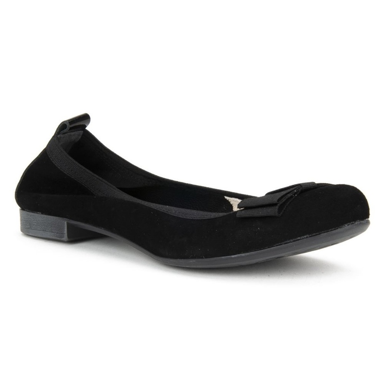 Filippo 480 Ballerines en Daim Noir le noir 1