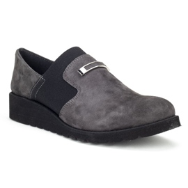 Filippo 010 Chaussures en Daim Gris 1