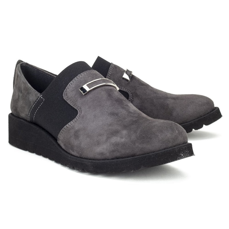 Filippo 010 Chaussures en Daim Gris 2