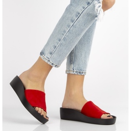 Babouches en cuir Filippo DK1220/20 Rd rouge 1