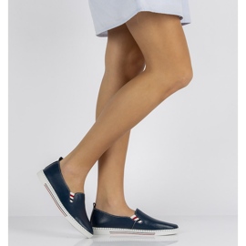 Chaussures cuir FILIPPO DP066/20 Nv bleu marine 2