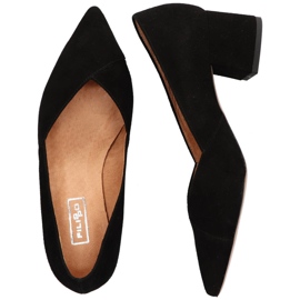 Filippo 1410 Chaussures en Daim Noir le noir 2