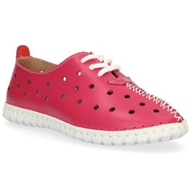 Chaussures en cuir Filippo DP1225/20 Fh rose 2