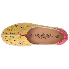 Chaussures en cuir Filippo DP1224 / 20 Yl Jaune 6