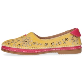 Chaussures en cuir Filippo DP1224 / 20 Yl Jaune 7