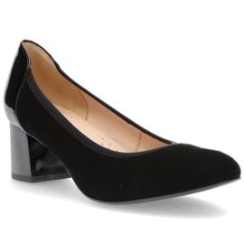 Escarpins Filippo F962 daim noir le noir 1