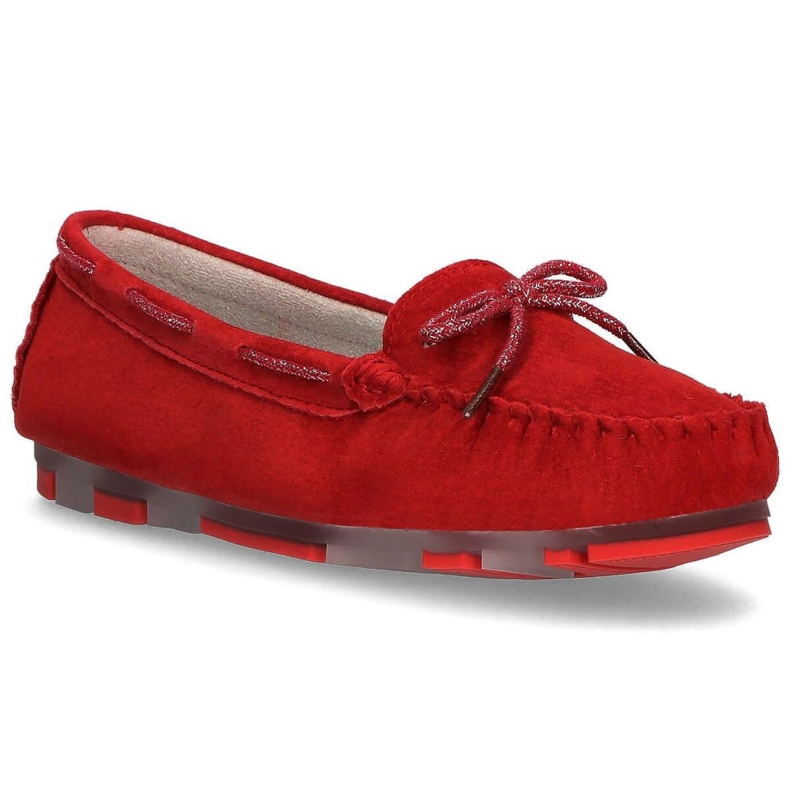 Mocassins en cuir rouge Filippo DP1203/20 Rd 1