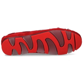 Mocassins en cuir rouge Filippo DP1203/20 Rd 5