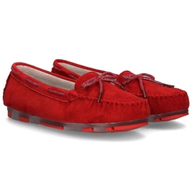 Mocassins en cuir rouge Filippo DP1203/20 Rd 8