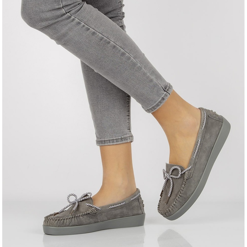 Chaussures en cuir Filippo DP1200 / 20 Gr gris 1