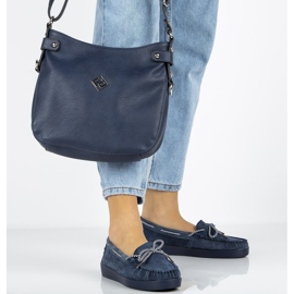 Mocassins en cuir Filippo DP1200/20 Nv bleu marine 1