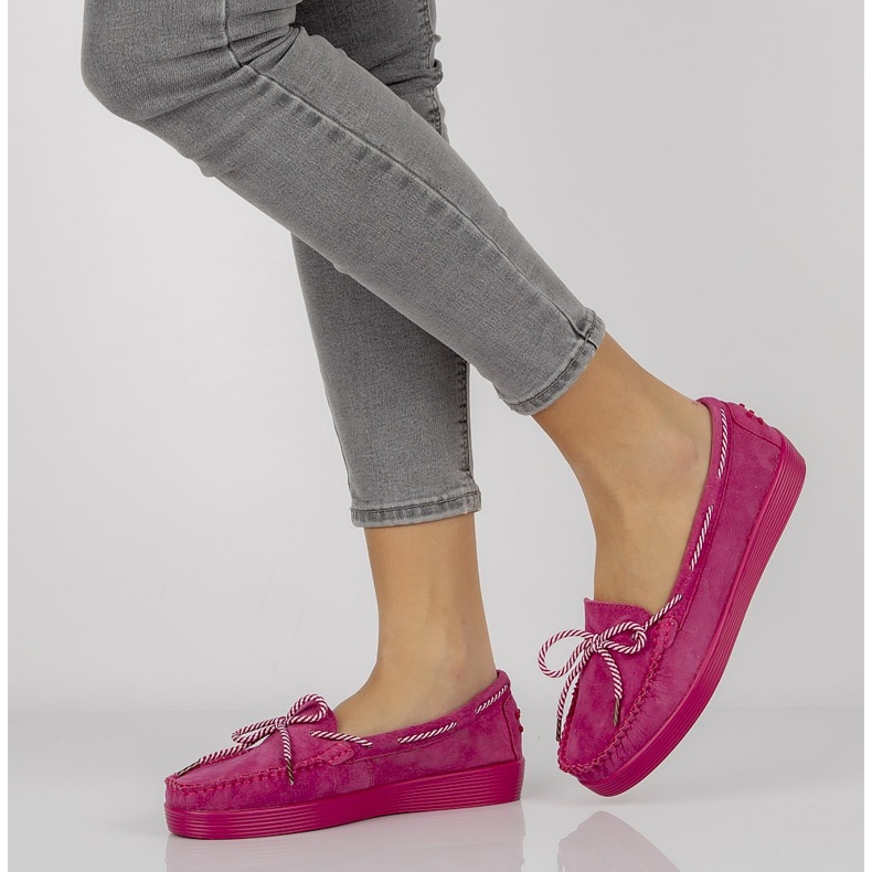 Chaussures en cuir Filippo DP1200/20 Fh rose violet 1 Chaussures en cuir Filippo DP1200/20 Fh rose violet 1