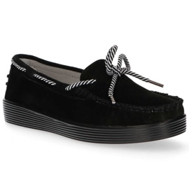 Chaussures en cuir Filippo DP1200 / 20 Bk noir 2