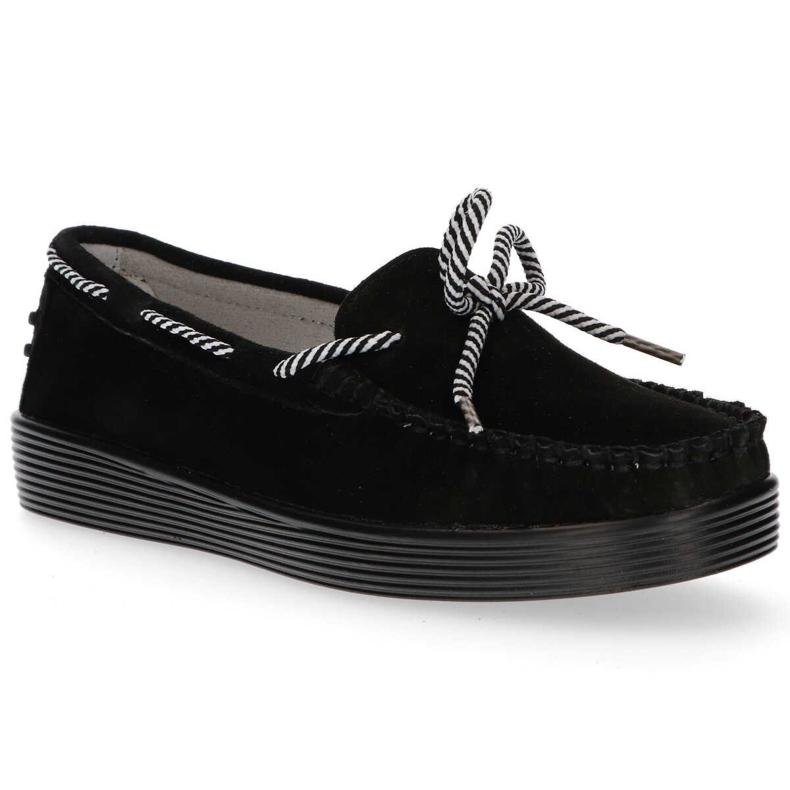 Chaussures en cuir Filippo DP1200 / 20 Bk noir 2