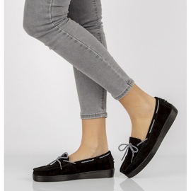 Chaussures en cuir Filippo DP1200 / 20 Bk noir 1