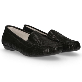 Mocassins en cuir Filippo DP005 / 20 Bk noir le noir 4
