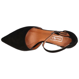 Filippo 1515 Sandales en Daim Noir le noir 8
