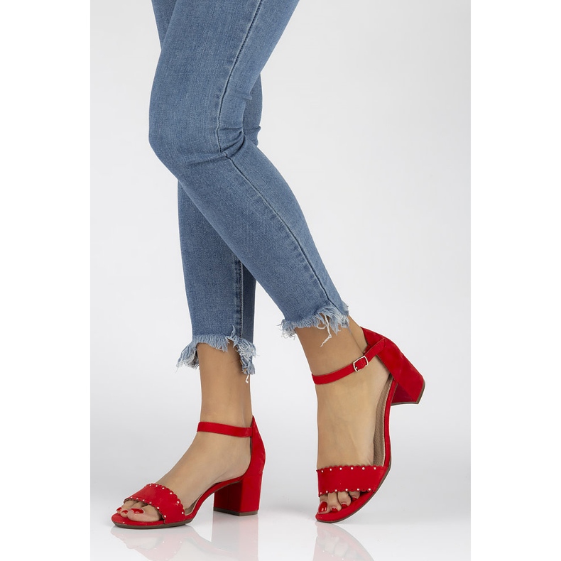 Filippo DS1350/20 Rd sandales rouges 1 Filippo DS1350/20 Rd sandales rouges 1