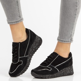 Chaussures en cuir Filippo DP943/20 Noir le noir 1