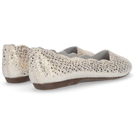Ballerines en cuir Filippo DP1336/20 Go doré d'or jaune 6