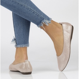 Ballerines en cuir Filippo DP1337/20 Pi rose 3