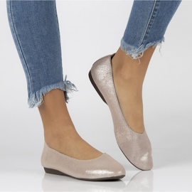 Ballerines en cuir Filippo DP1337/20 Pi rose 6