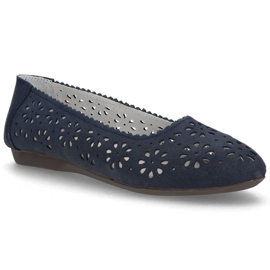Chaussures en cuir Filippo DP680/20 Nv bleu marine 1