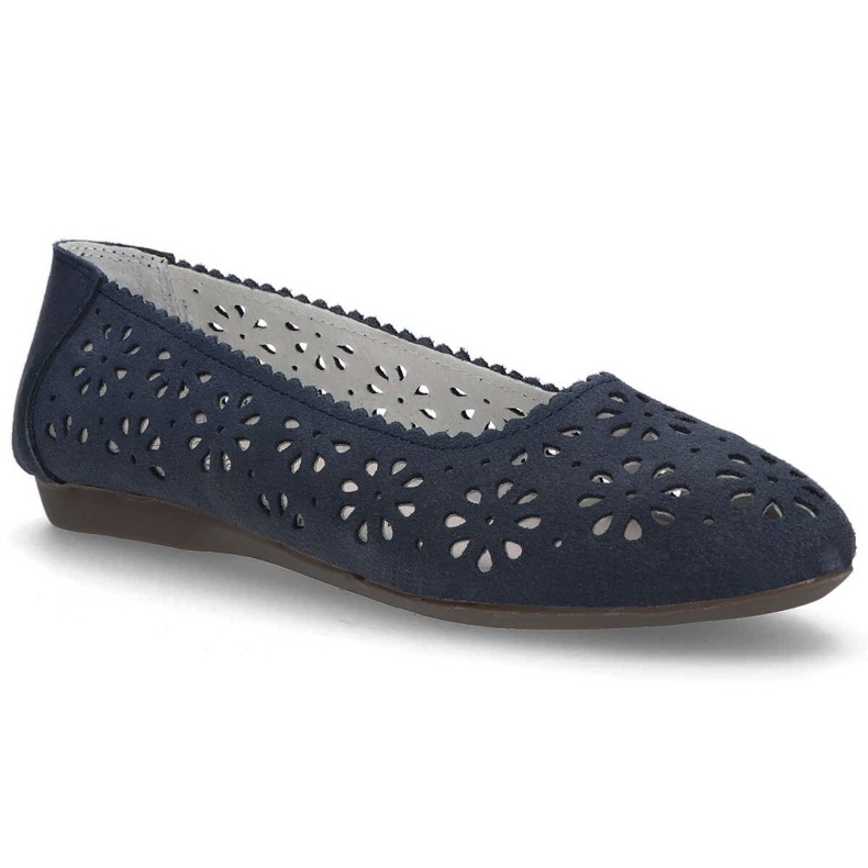Chaussures en cuir Filippo DP680/20 Nv bleu marine 1