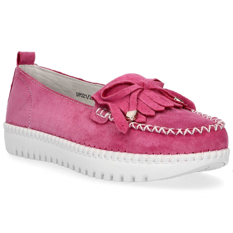 Chaussures en cuir Filippo DP021/20 Fh rose 2