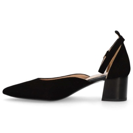 Filippo F272 Escarpins en Daim Noir le noir 4