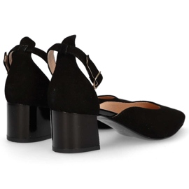 Filippo F272 Escarpins en Daim Noir le noir 7