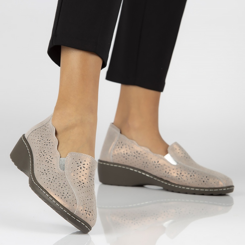 Chaussures Filippo DP754/20 Go Gold rose d'or jaune 1