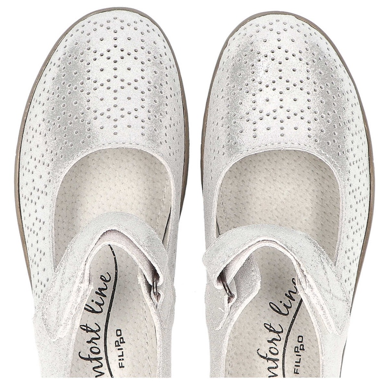 Chaussures Filippo DP1319/20 Si Argent gris 1