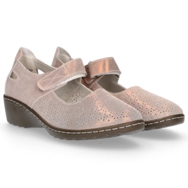 Chaussures en cuir Filippo DP1319/20 Go doré d'or 3