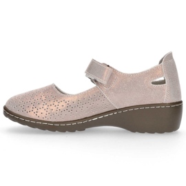 Chaussures en cuir Filippo DP1319/20 Go doré d'or 4