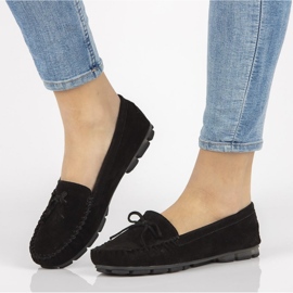 Mocassins en cuir Filippo DP1204 / 20 Bk noir le noir 1
