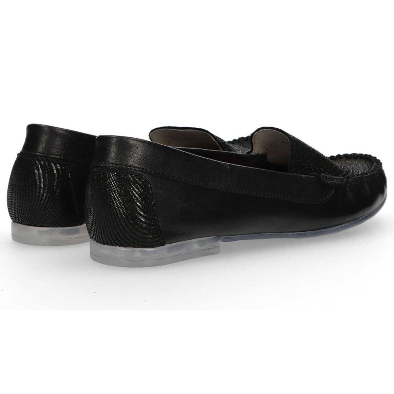 Mocassins Filippo 10016 Tejus noir + Serpent Noir le noir 2