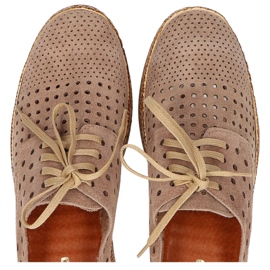 Chaussures Filippo 20071 Velours Taupe brun 1 Chaussures Filippo 20071 Velours Taupe brun 1