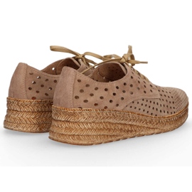 Chaussures Filippo 20071 Velours Taupe brun 2