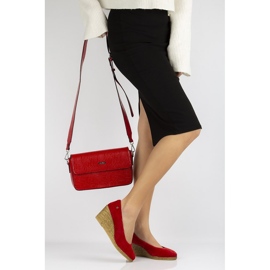 Chaussures en cuir rouge Filippo DP1328 / 20 Rd jaune 2