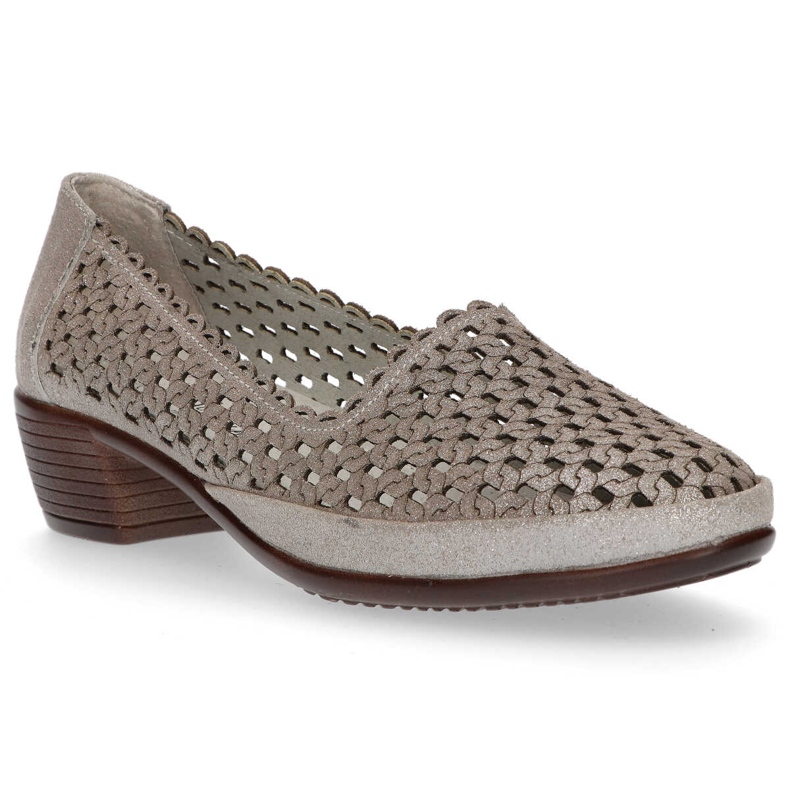 Chaussures en cuir Filippo DP748 / 20 Gr gris 1