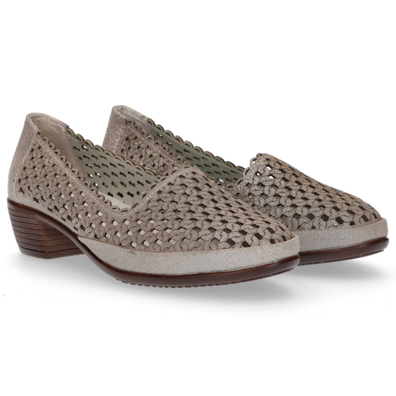 Chaussures en cuir Filippo DP748 / 20 Gr gris 2