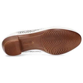 Chaussures en cuir Filippo DP1405 / 20 Wh blanc blanche 5