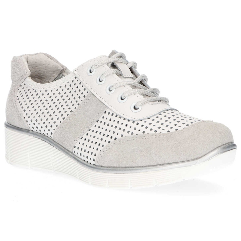 Chaussures en cuir Filippo DP028 / 20 Wh blanc 1