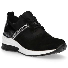 Baskets en cuir Filippo DP1388 / 20 Bk noir le noir 1