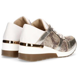 Chaussures Filippo 460 Golden R2 Blanc doré 2